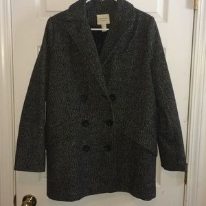Forever 21 L grey peacoat